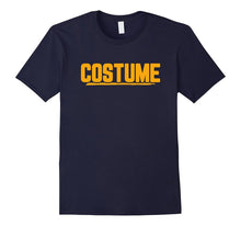 Halloween T-Shirt That Says Costume Easiest Last Min Tee