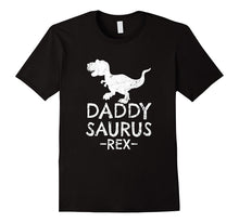 Mens Daddy Saurus Rex T-Shirt Gifts for Dad