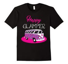 Happy Camper Happy Glamper Camping Tshirt Men Kid Women