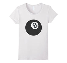 8 Ball Emoji T-Shirt Magic Eight Billiards Pool Cue Black