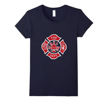 Firefighter Fireman Fire Dept Rescue Uniform T-Shirt