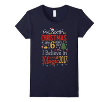 My Sixth Christmas 2017 T-Shirt Happy 6 Yr Old Birthday Gift