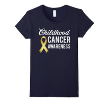 Childhood Cancer Awareness T-Shirt Pediatric Cancer Gold