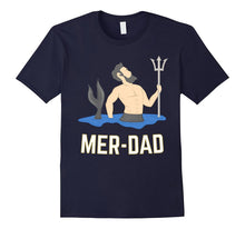 Mens Merdad Mermaid Dad Father of a Mermaid T-Shirt