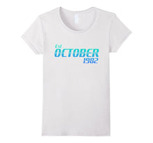 Est October 1982 Shirt - 35th Birthday Gifts Awesome TShirt