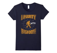 Bigfoot Shirt I Party With Sasquatch Yeti Camping T-Shirt