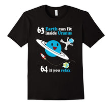 63 Earths Can Fit Inside Uranus T-Shirt Funny Planet Tee