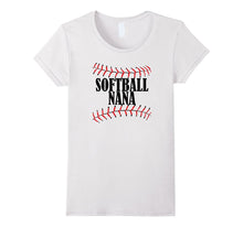 Softball Nana Tshirt Grandma Grandparents Tshirt Softball