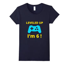 Leveled Up I'm 6 T-Shirt Funny Birthday Gamer Gift
