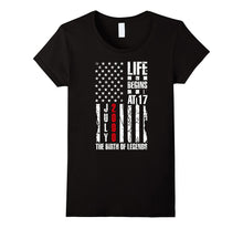 17th Birthday T-Shirt Gift Life Begins at 17 July 2000 Teens