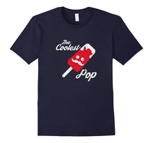 The Coolest Pop Mustache Popsicle T-Shirt Funny for Dad Men