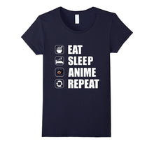 Funny Manga Shirt - Eat Sleep Anime Repeat T-Shirt