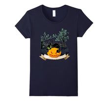 Happy Halloween Pumpkin Cat T-Shirt