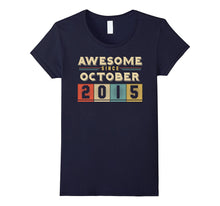 Retro Awesome Since October 2015 2nd Birthday Gifts 2 Born