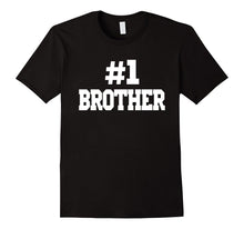 #1 Brother T-Shirt. Number One Brother T-Shirt