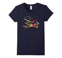 Flying Airplane Digital Art T-Shirt for Airplane Lovers