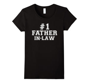 #1 Father-In-Law T Shirt - Number One Father's Day Gift Tee