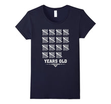 Tally Marks Tee-Funny 75 Years Yrs Old 75th Birthday T-Shirt