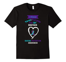 I Wear Teal Purple for My Brother Suicide Prevention Tshirt