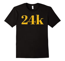 24k T Shirt - Distressed Gold Tshirt
