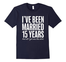 15 Years Married Anniversary 15th Year Wedding Gift T-Shirt