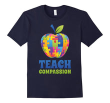 Cute Teach Compassion T-Shirt Autism Awareness Day Gifts