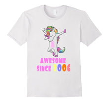 Awesome Since 2006 Birthday Girl Unicorn Dab Tshirt