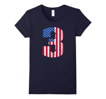 3 Up 3 Down T-Shirt Baseball Flag Shirt