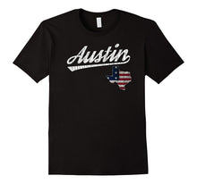 Retro Austin Texas USA Flag T-Shirt