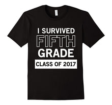 I Survived Fifth Grade Class of 2017 Graduation T-Shirt