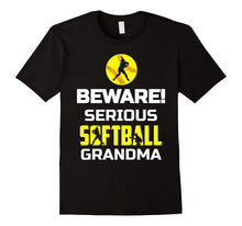 Beware! Serious Softball Grandma Funny Shirt Gift
