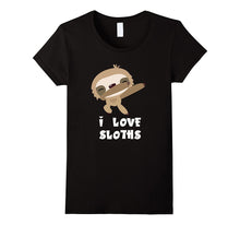 Cute Dabbing Sloth Shirt - Funny I Love Sloths Dab T-Shirt