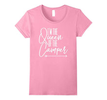 Funny Camping T-Shirt 'I'm the Queen of the Camper'