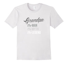 2017 Grandpa the Man Myth Legend Shirt Papa Father Grand Dad