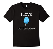 I Love Cotton Candy Tshirt - Blue Floss Sugar Snack T-Shir