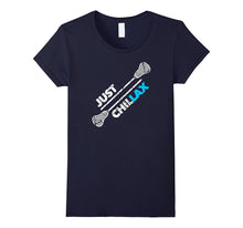 Just ChillLAX Lacrosse T-Shirt | Blue