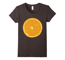 Giant Orange Slice Fruit T-Shirt Fun Foodie Vegan Summer Tee