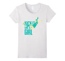 Kick It Like a Girl Women's and Girl's Soccer T-Shirt