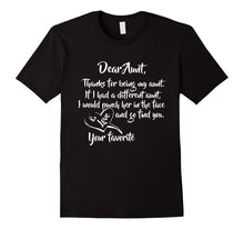 Dear Aunt Thanks for Being My Aunt T-Shirt