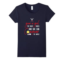 Give a Girl the Right Shoes Softball T Shirt