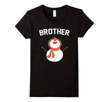 Brother Christmas Snowman Family Matching Pajamas T-Shirt