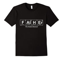 Mens Father the Noble Element Geeky T-Shirt for New Dads