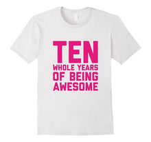 10th Birthday Shirt Gift Girls Age 10 Ten Year Old Girl Tee