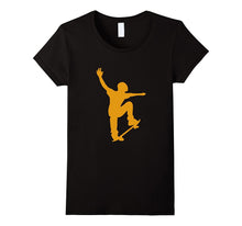 Skateboard Kick Flip Tshirt Silhouet Skateboarder