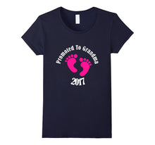 Promoted to Grandma 2017 Tshirt It's a Baby Girl Proud