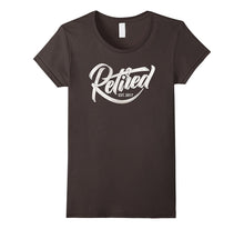 Retired EST. 2017 | Vintage Retro Retirement Logo T-Shirt