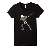 Halloween Dabbing Skeleton Basketball TShirt Funny Dab Dance