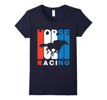 Retro RWnB Horse Racing Silhouette T-Shirt