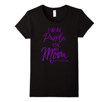 I Wear Purple for My Mom Pancreatic Cancer Awareness Shirt