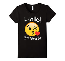 3rd Grade Back to School Hello Third Grade Emoji T-Shirt